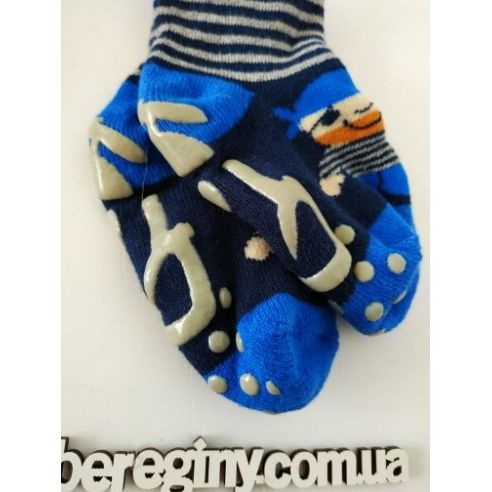 Socks Anti-slip terry children's Pilin 18/20 Size - Blue buy in online store