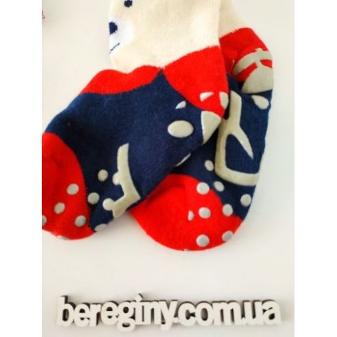 Socks Anti-slip terry children's Pilin 21-23 Size - White buy in online store