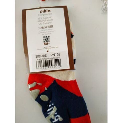 Socks Anti-slip terry children's Pilin 21-23 Size - White buy in online store