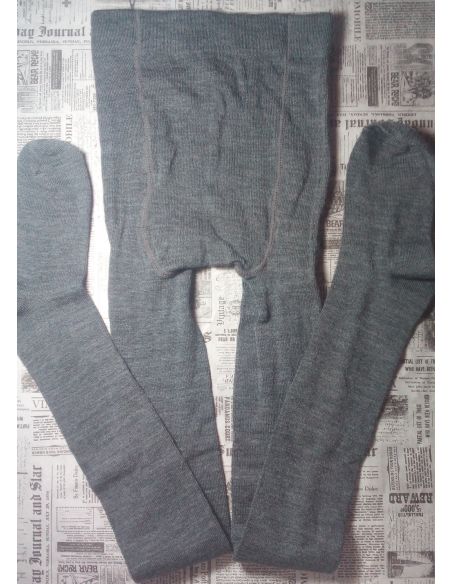 Merino wool tights 134-140r - dark gray buy in online store