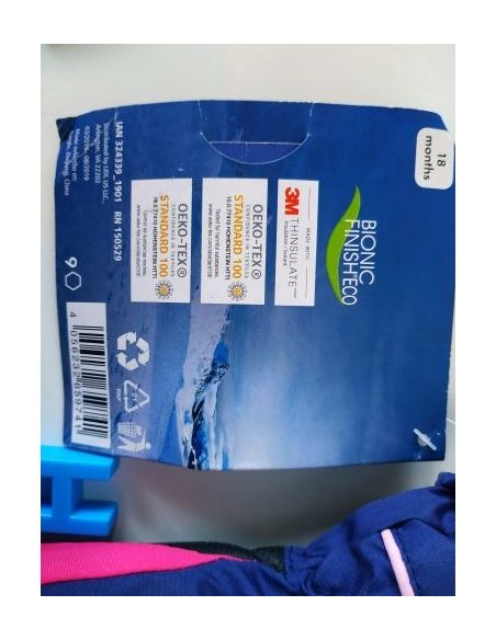 Lupilu mittens with polar insulation Thinsulate pink size 2.5 buy in online store