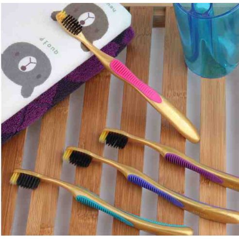 Toothbrushes Technology Nano Brushes Bamboo + Gold Korea buy in online store