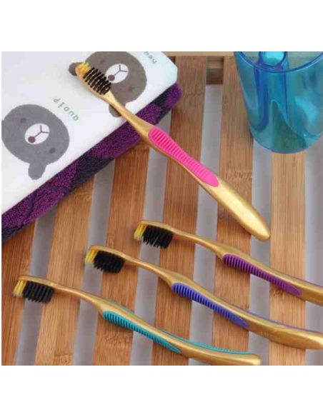 Toothbrushes Technology Nano Brushes Bamboo + Gold Korea buy in online store