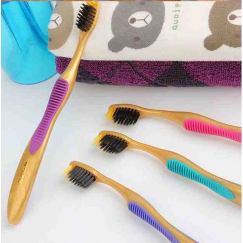 Toothbrushes Technology Nano Brushes Bamboo + Gold Korea buy in online store