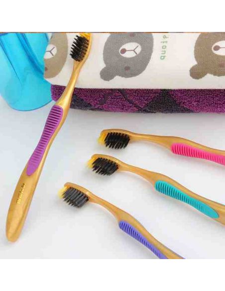Toothbrushes Technology Nano Brushes Bamboo + Gold Korea buy in online store