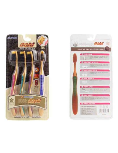 Toothbrushes Technology Nano Brushes Bamboo + Gold Korea buy in online store