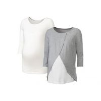 Long Sleeve T-shirts for Pregnant and Feeding Esmarat 2pcs - S 36/38 buy in online store