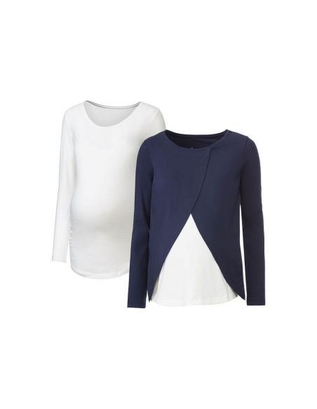Long Sleeve T-shirts for Pregnant and Feeding EsmaRAt 2pcs - L 44/46 buy in online store