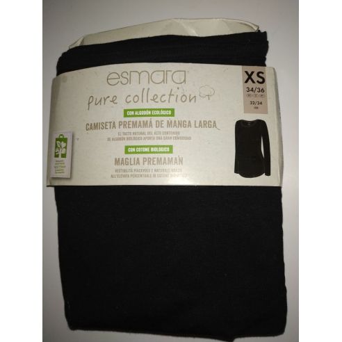 Long Sleeve T-shirt Esmara - XS 34/36 Black buy in online store