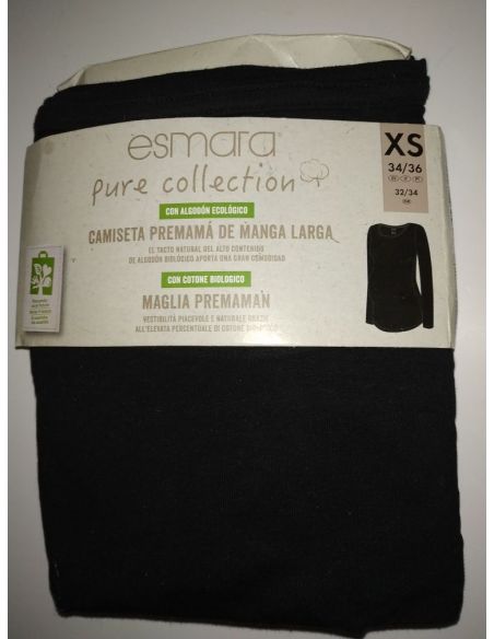 Long Sleeve T-shirt Esmara - XS 34/36 Black buy in online store