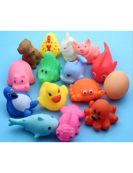 Set of toys for bathroom animals small (15pcs) buy in online store Set of toys for bathroom animals small (15pcs) buy in online store