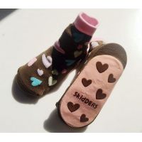 Baby socks with anti-slip sole size 12 months - brown buy in online store