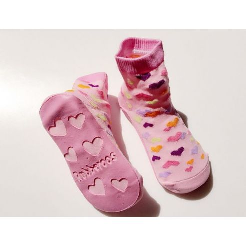 Baby socks with anti-slip sole size 12 months - Hearts buy in online store