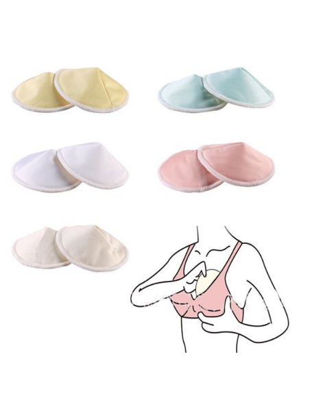 Reusable waterproof boobs for breasts from bamboo - anatomical form buy in online store