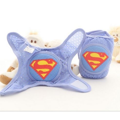 Adjustable knee pads with soft anti-slip insert - Superman buy in online store