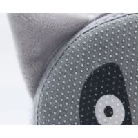 Adjustable knee pads with soft anti-slip insert - gray cat buy in online store 2