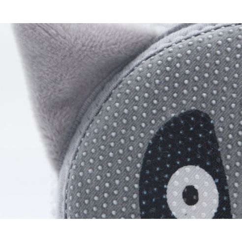 Adjustable knee pads with soft anti-slip insert - gray cat buy in online store