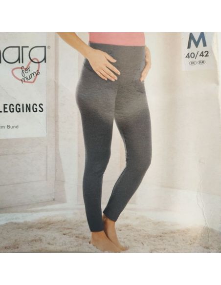 Leggings, leggings for pregnant women Esmara - dark gray M 40/42 buy in online store