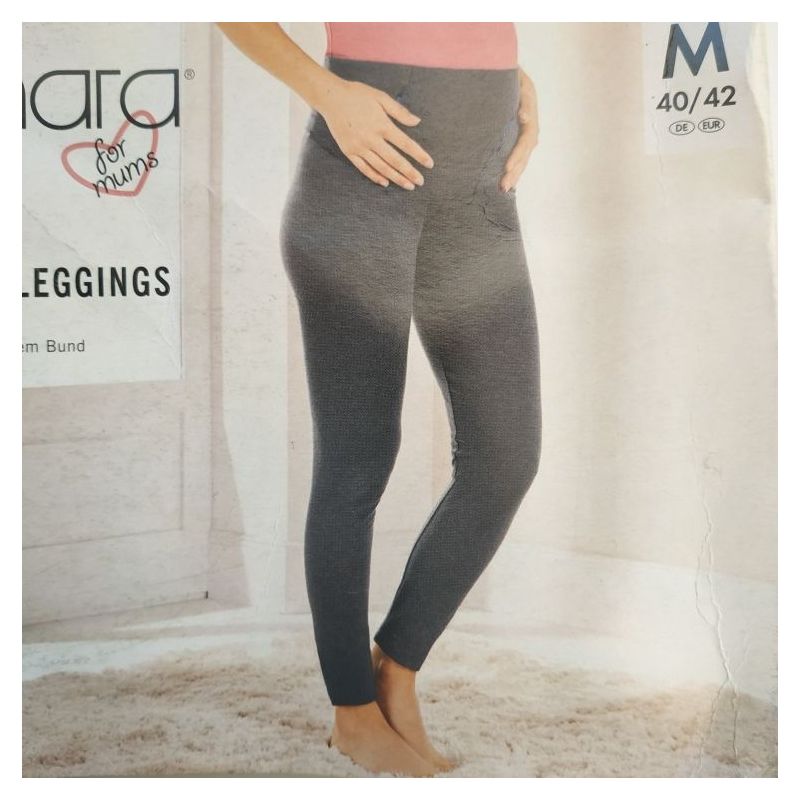 Leggings, leggings for pregnant women Esmara - dark gray M 40/42