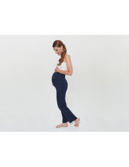 Knitted pants for pregnant women Esmara - Blue S 36/38 buy in online store