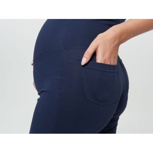 Knitted pants for pregnant women Esmara - Blue S 36/38 buy in online store