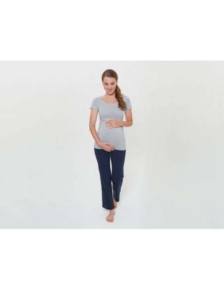 Knitted pants for pregnant women Esmara - Blue S 36/38 buy in online store