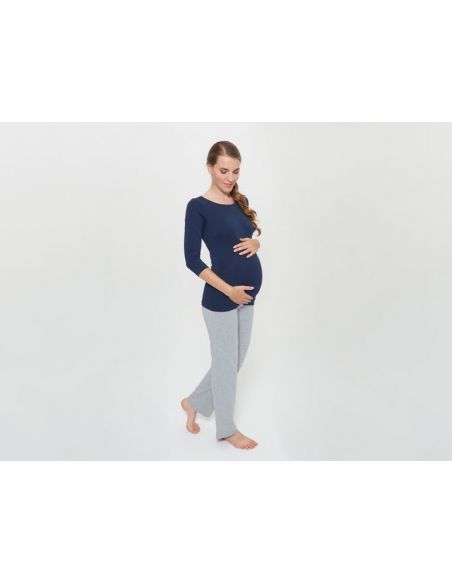Knitted pants for pregnant women Esmara - gray M 40/42 buy in online store