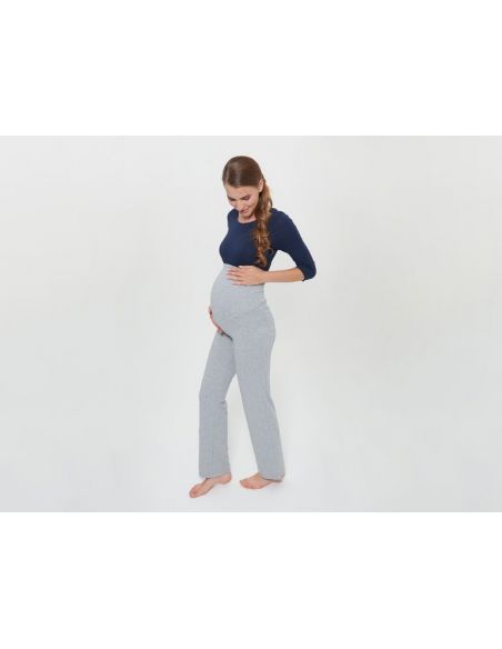 Knitted pants for pregnant women Esmara - gray S 36/38 buy in online store