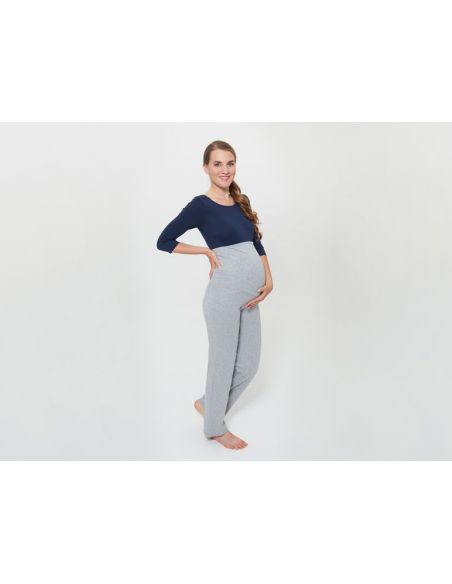 Knitted pants for pregnant women Esmara - gray S 36/38 buy in online store