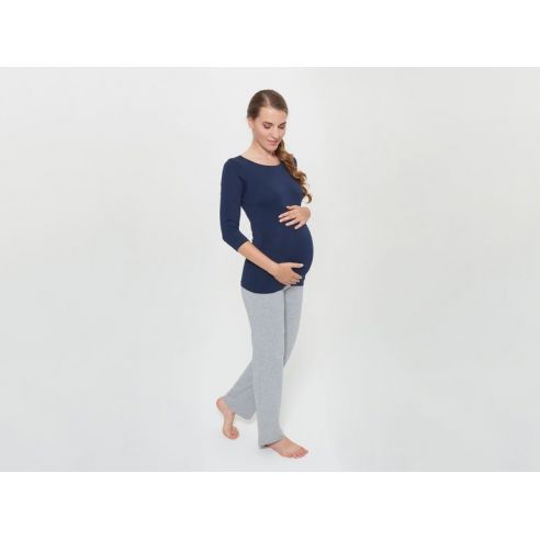 Knitted pants for pregnant women Esmara - gray S 36/38 buy in online store