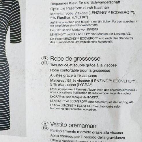 Dress for pregnant women Esmara - Blue strip S 36/38 buy in online store