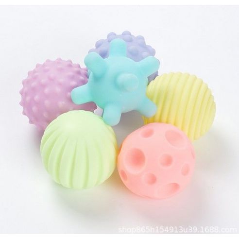 Set of touch tactile balls - Soft Balls Pastel buy in online store