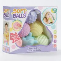 Set of touch tactile balls - Soft Balls Pastel buy in online store 2