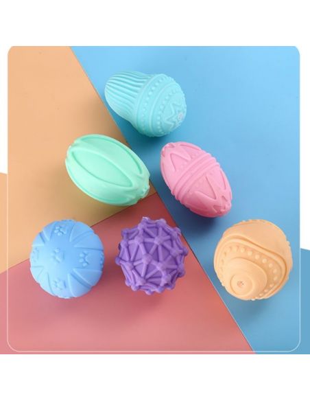 Set of sensory tactile balls - Soft Balls (injured packaging) buy in online store Set of sensory tactile balls - Soft Balls (injured packaging) buy in online store