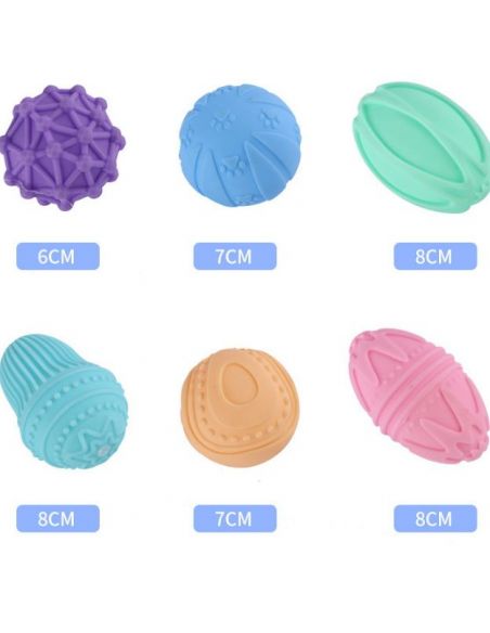 Set of sensory tactile balls - Soft Balls (injured packaging) buy in online store Set of sensory tactile balls - Soft Balls (injured packaging) buy in online store