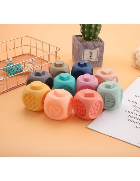 Set of sensory tactile cubes №2 buy in online store Set of sensory tactile cubes №2 buy in online store