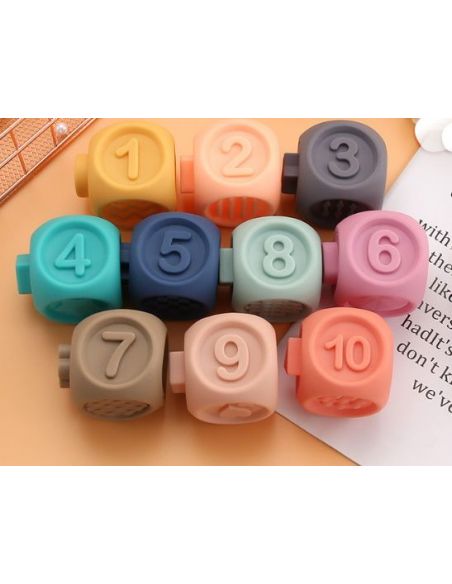 Set of sensory tactile cubes №2 buy in online store Set of sensory tactile cubes №2 buy in online store