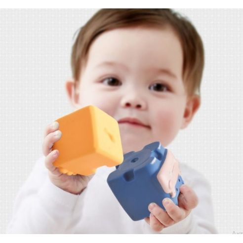 Set of sensory tactile cubes - animals (injured packaging) buy in online store