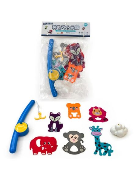 Set of toys for bathroom Fishing - Beasts buy in online store Set of toys for bathroom Fishing - Beasts buy in online store