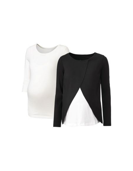 Long Sleeve T-shirts for Pregnant and Feeding Esmarat 2pcs - S 36/38 buy in online store