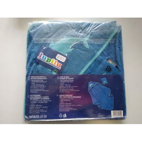 Children's towel with a hood Lupilu- Dolphin buy in online store