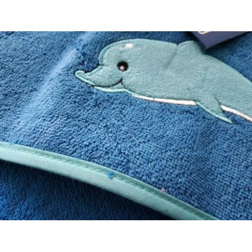 Children's towel with a hood Lupilu- Dolphin buy in online store