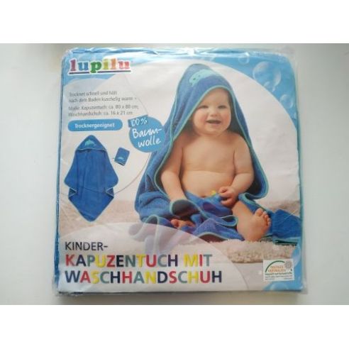 Children's towel with a hood Lupilu- Dolphin buy in online store