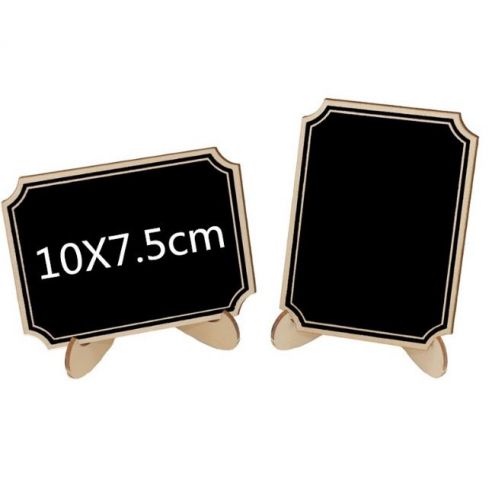 Chalk price tag, tree plate - on the stand 10pcs buy in online store