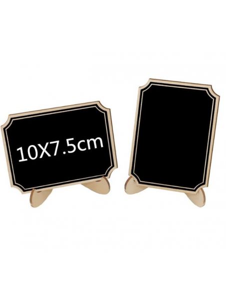 Chalk price tag, tree plate - on the stand 10pcs buy in online store