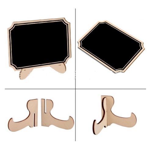 Chalk price tag, tree plate - on the stand 10pcs buy in online store