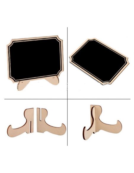 Chalk price tag, tree plate - on the stand 10pcs buy in online store
