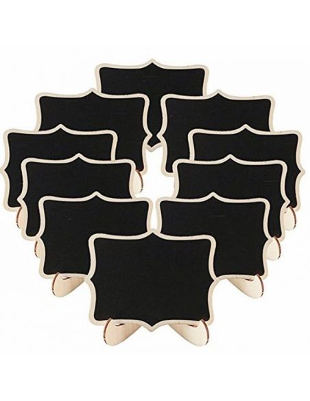 Chalk price tag, tree plate - on the stand 10pcs buy in online store