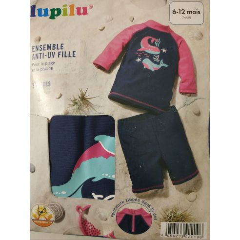 Sunscreen bathing suit Lupilu 74/80 - Pink buy in online store