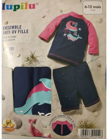 Sunscreen bathing suit Lupilu 74/80 - Pink buy in online store